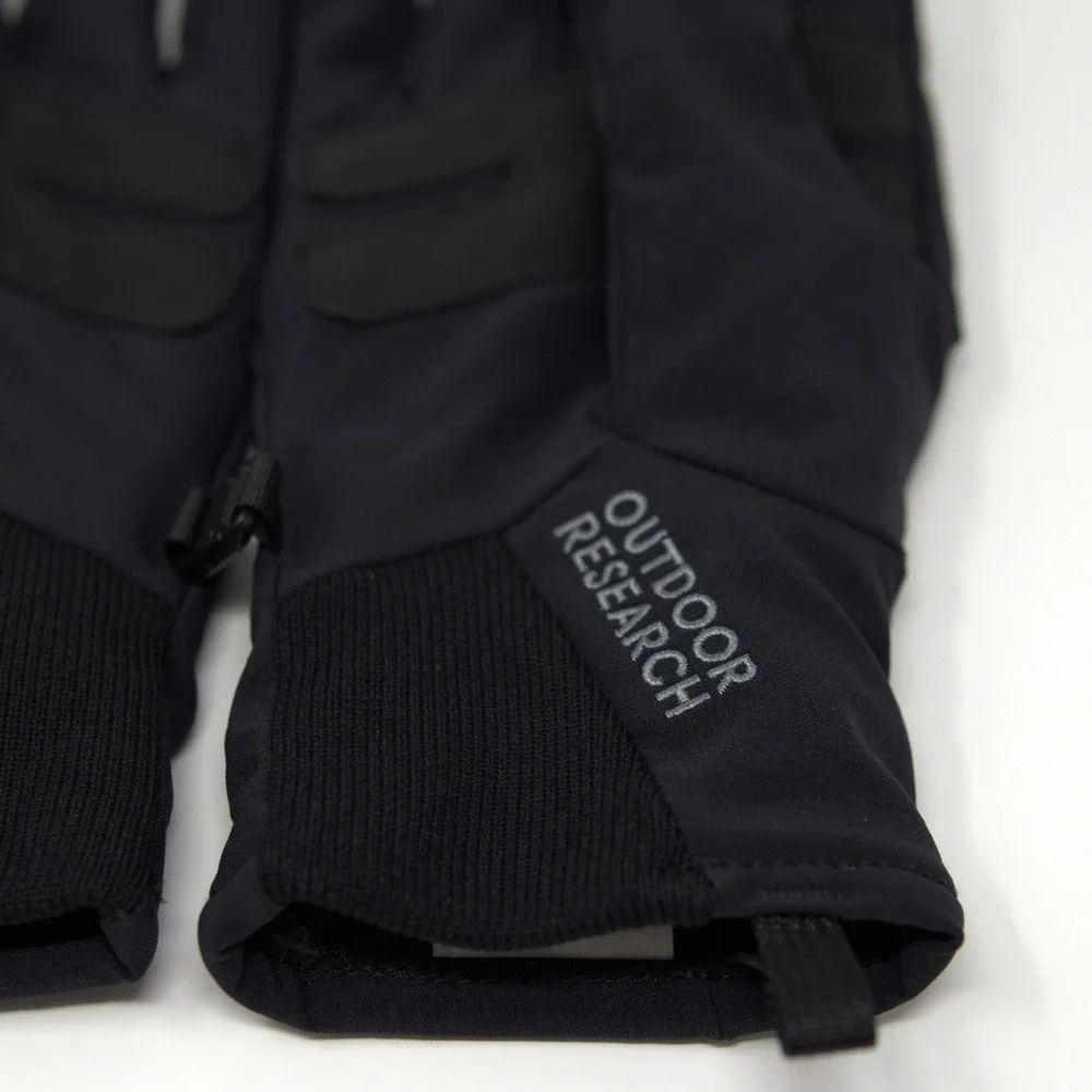 Outdoor Research Womens Black Sureshot Softshell Gloves Size Large
